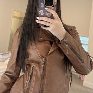 Brown Leather Women's Jacket